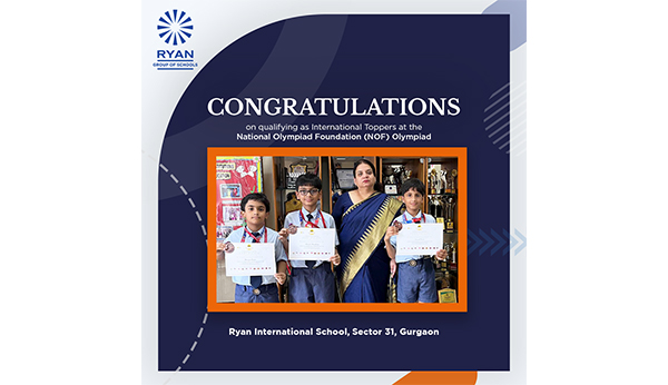 NOF Olympiad - Ryan International School, Sec 31 Gurgaon