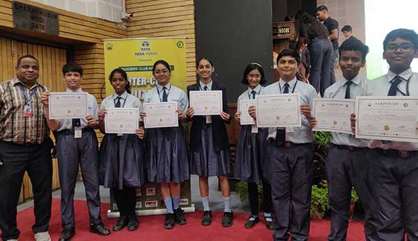 Participation in IQC Quiz - Ryan International School Indore
