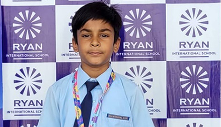 Chirag Gupta, Ryan International School, Jagatpura