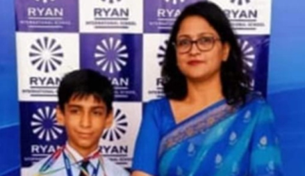 Daksham Gurjar , Ryan International School, Jagapura