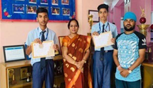 Harsh Sharma, Dev Kumawat, Rohan Kumar, Shreyansh - Ryan International School Mansarovar, Jaipur