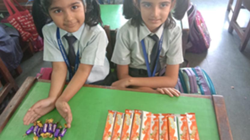 Exchange of sweets Activity - Ryan International School Indore