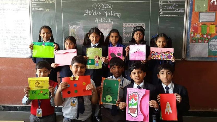 Folder Making Activity - Ryan International School Indore