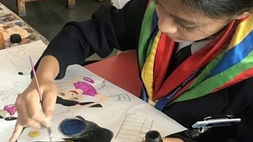 Painting Activity - Ryan International School Indore
