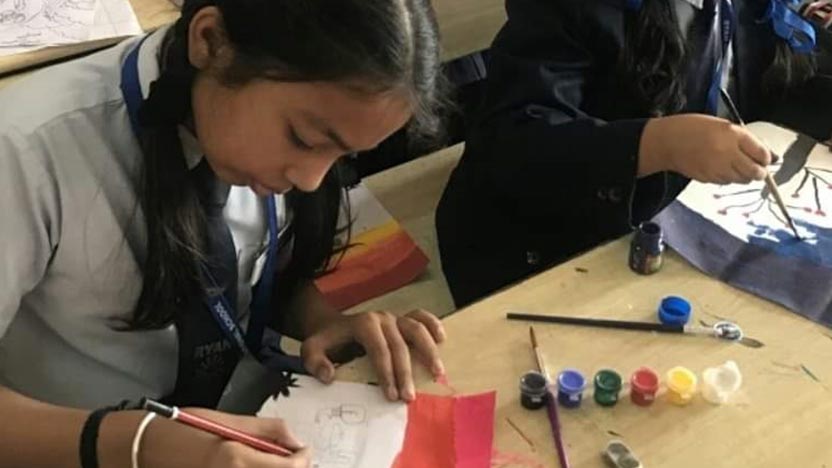 Painting Activity - Ryan International School Indore