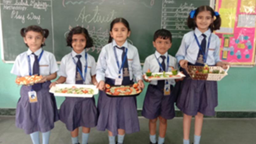 Salad Making Activity - Ryan International School Indore