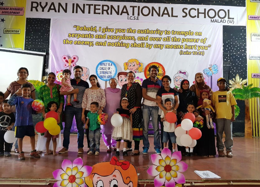 Family Spending Time together on a Saturday with games and Activities -  Ryan International School, Greater Noida