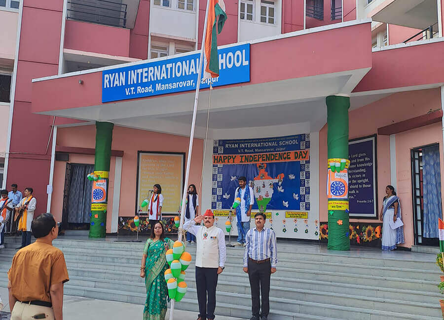 77th Independence Day Celebration! - Ryan International School Mansarovar, Jaipur