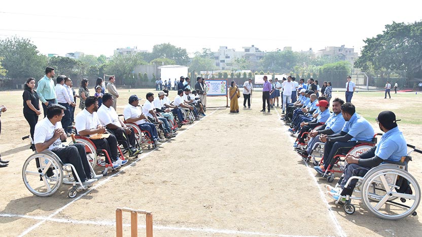 Challenger Cup Wheelchair Cricket Match - Ryan International School, Vasant Kunj