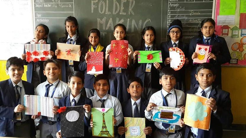 Folder Making Activity - Ryan International School Indore