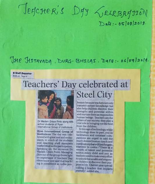 Teacher’s Day Celebrated at Steel City