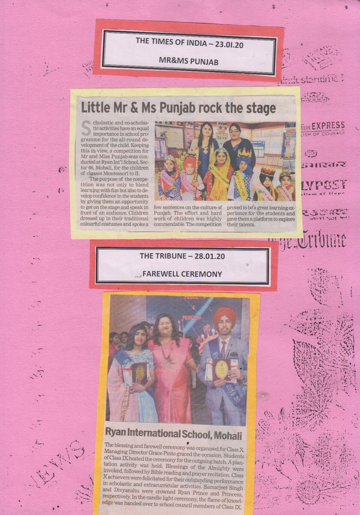 Farewell Ceremony - Ryan International School - Mohali